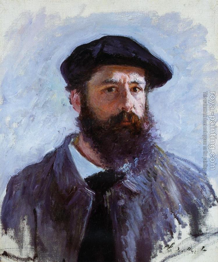 Claude Oscar Monet : Self Portrait with a Beret